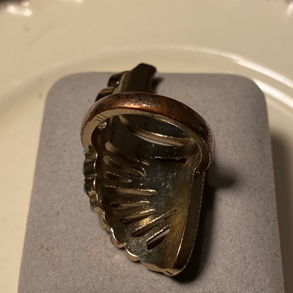 ๐ Turquoise imitation beautiful wing ring. - Picture 5 of 7